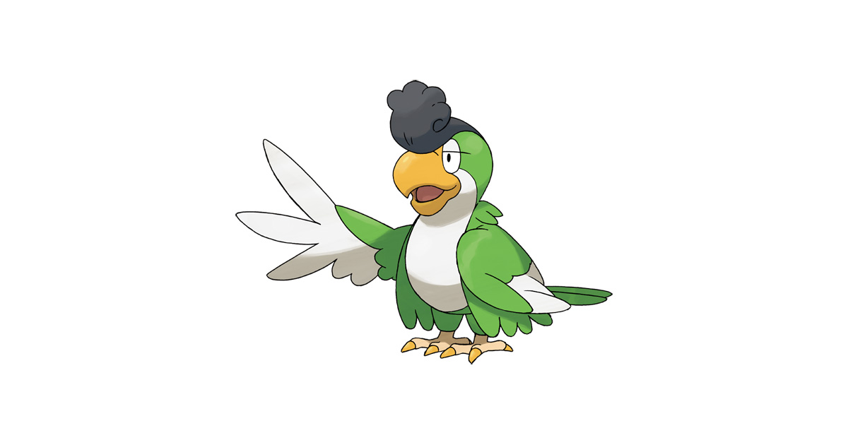 イキリンコ グリーンフェザー｜ポケモンずかん