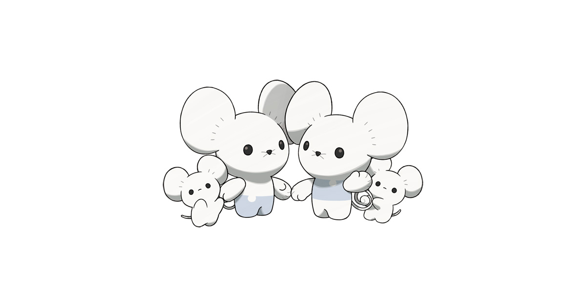 イッカネズミ ４ひきかぞく｜ポケモンずかん